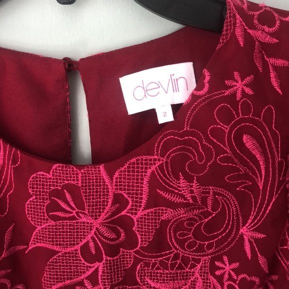 Devlin REVOLVE FLORAL LINED BELL-SLEEVE RUFFLE CUTOUT DRESS - Picture 8 of 10